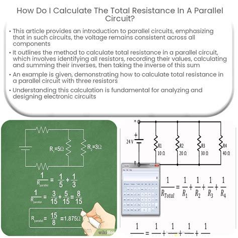 How to Calculate Total Resistance in a Parallel Circuit.